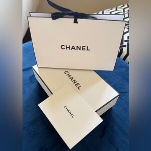 Chanel 2 Authentic Empty Boxes with card, New